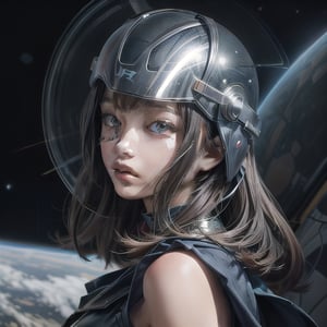 superhero in space girl, supermodel look, superhero, marvel, helmet