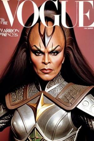  klingon warrior princess, On the vogue Magazin cover, KlingonSp,Vogue