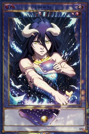 Yugioh card (anime style),masterpiece,best quality,HMG1, albedo,