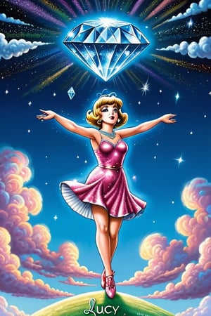 Lucy in the sky with diamonds
Lucy in the sky with diamonds
Lucy in the sky with diamonds
Ah