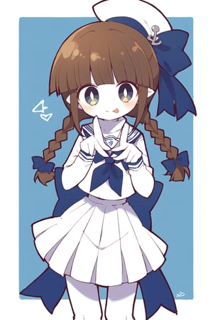 score_8_up, score_7_up, score_6_up, score_5_up, DSP, wadanohara, oounabara to wadanohara, game accurate, wadawhite, white dress, looking at viewer, simple background, moody lighting, beautiful colors, (DSP, artist:DSP, mogeko,) skeb, 1girl, solo, Perfect Hands, own hands together, [looking at viewer:0.3], [aihoshinopose, double v, tongue out]