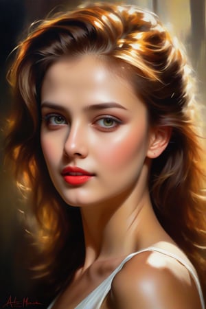 beautiful face of woman, art by Alberto Mielgo and Andrew Atroshenko,
dramatic, fine detail, atmospheric, vivid tones, sharp edges, pure perfection,
divine presence, unforgettable, impressive, breathtaking beauty, volumetric light,
ultra high quality model, masterpiece, sharp focus, depth of field, unreal engine