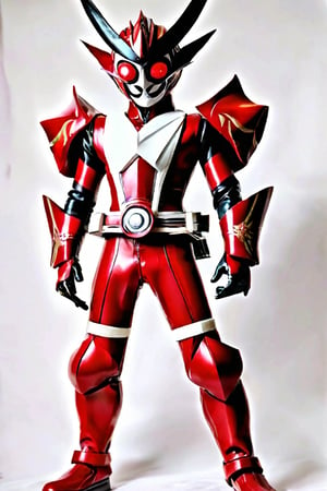 White base, Leo motif, Kamen Rider, cool pose