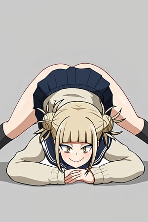 jack-o'_challenge, himiko toga, 1girl, solo, full body