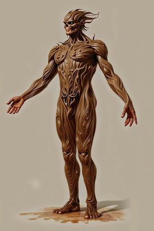 score_9_up, score_8_up, score_7_up, fantasy, realistic, Concept art, liquid coffee, human shape, deformed body, hyper realistic, human form coffee, no human, liquid body, 100% coffee,