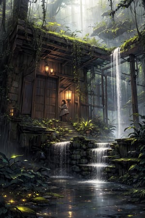 score_9, score_8_up, score_7_up,background illustration,  A rainforest, (ultra realistic:1.5), ethereal, cloudy environment, a single wall,  short wall,  a broken plain standing brick wall, mossy wall, creppers on the wall, a standing washing basin attached to the wall, middle of a rainforest, light rain shower, hyper realistic background, main focus is basin, whole wall and standing basin slight covered with moss and creeper plants, 100 years old wall, beautiful, ethereal, hyper ealistic, hyper detailed, front angle, unreal engine 5, forest background, hyper realistic environment,more detail XL,Magic Forest,FFIXBG