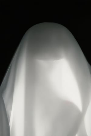 A captivating image of a mysterious figure shrouded in darkness, with an aura of prettiness surrounding them. The frame is dimly lit, with faint moonlight casting an eerie glow on the subject's porcelain skin. Their features are obscured by shadows, yet their delicate fingers and slender neck evoke a sense of ethereal beauty.