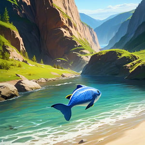 score_9 score_8_up score_7_up source_anime hyper_beautiful_detailed_game_cg official_art masiterpiece highres best_quality,landscape catsle under ocean marin blue depth of sea fish BREAK