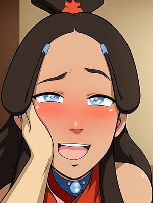 Katara, KataraFire, hypnotized, blushing, ecchi,girl with expression of pleasure