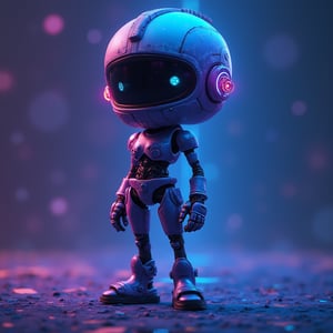 Pixar Style, 3d cartoon style, cyborg girl, standing, neon light, blue neon light, standing, galaxy, helmet, steam punk