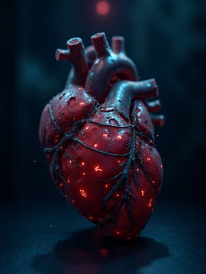 "biomechanical heart", mechanical parts, hydraulic, partially transparent, neon interior lighting, photorealistic image, 8K, ultra detailed, best quality, superfine, detailed light, realistic lighting
Negative rating
Blurry background, very elaborate and detailed, very fine and intricate details, very contrasting shadows, no noise, very focused, single source of very strong overhead lighting that focuses on his face "non-glued bodies" "no deformations"