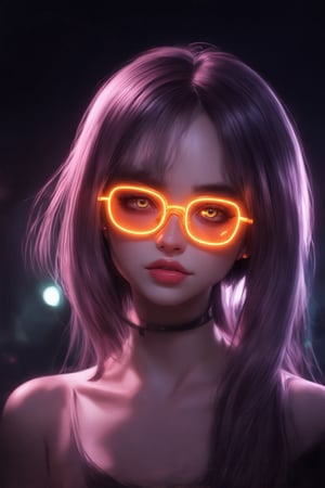 Similar graph, a cyberpunk girl, Wear clear neon glasses, cyberpunk., golden ratio details, 32k uhd, fantasy, cyberpunk, intricate, decadent, highly detailed, digital painting, ever after high, octane render, artstation, concept art, smooth, sharp focus, illustration, art by artgerm, loish, wlop. (heartwarming, uplifting, charming), (UHD, masterpiece, detailed eyes, detailed face, highest quality), (light leaks, subsurface scattering, rim light, beautiful lighting and shading, deep background, vibrant complementary colors, sharp focus)