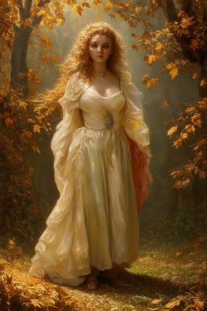 A vintage-inspired illustration of a legendary figure from mythology, folklore, or fairy tales. Imagine a warm, golden light illuminating the scene, with rich textures and intricate details. The subject stands tall, with regal bearing, amidst a mystical forest backdrop. Leaves rustle in the breeze as ancient trees loom overhead.