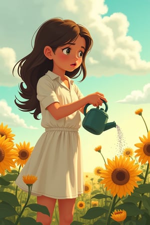 Illustration Idea: Lila  watering the seed and singing, with a look of anticipation on her face dress cloure wite every flower https://image.tensorartassets.com/cdn-cgi/image/anim=false,plain=false,w=2048,f=jpeg,q=85/posts/images/760688912267027458/d683dc6e-5295-43a0-af5f-820105d8bf92.png drese whit clour






