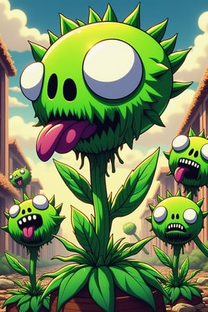 GAME art Plants with zombies