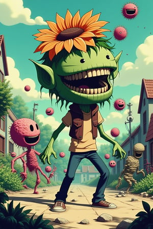 GAME art Plants with zombies