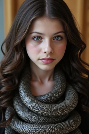 A young girl (Michelle Trachtenberg) is transforming into a snake-like human. Her skin has changed already, so did her nose and lips either. Her eyes are matching a snake too.