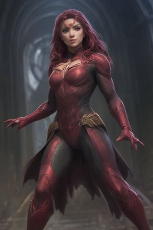 (masterpiece, HD) superhero, dynamic pose, female, full body, intricate background, costumed, very detailed