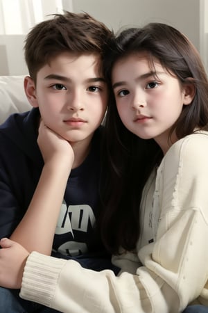 (young guy 13yo),(young girl 12yo),(intimate relationship)