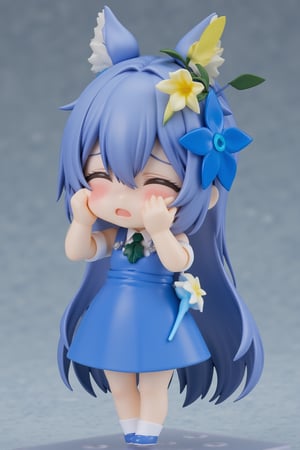 Blue Archive Nendoroid, crying,lyh_nendo,chibi