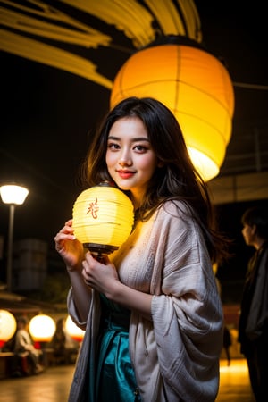 A young woman's eyes widen as she wanders through the kaleidoscope of lanterns at the Festival of Lights in Tokyo. Vibrant hues of pink, blue, and gold envelop her, accompanied by the sweet aroma of street food and the distant hum of taiko drums. She twirls amidst fluttering kites and laughing children, feeling like a kid herself. As she pauses to admire a giant LED dragon, its fiery eyes seeming to gaze directly into hers, she realizes that amidst the sensory overload, her worries have melted away, replaced by an infectious joy and sense of liberation. For the first time in months, she feels carefree, untethered from the constraints of her daily routine.