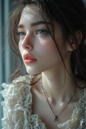 a beautiful Korean woman, half-body photo, natural lighting, ultra-realistic --ar 35:64,Midjourney_Whisper