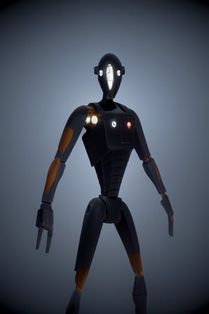 bx commando droid, simple dark background