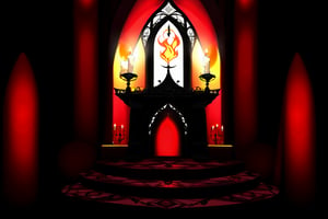 Imagine a gothic-inspired ritual where a girl composed of flames performs a dance in an old, gothic chapel. Her fiery dress and intricate, dark patterns create an enchanting contrast against the dim, candlelit surroundings.