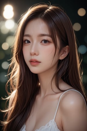 score_9, score_8_up, score_7_up, masterpiece, best quality, 
BREAK
1girl, solo, Japanese girl, long hair, brown hair, upper body, black eyes, lips, realistic, out of focus foreground and background, depth of field, soft bokeh, soft lighting bathes the body and face, 