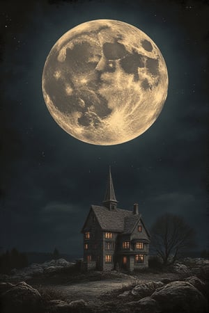 FULL MOON,Horror Poster Movie