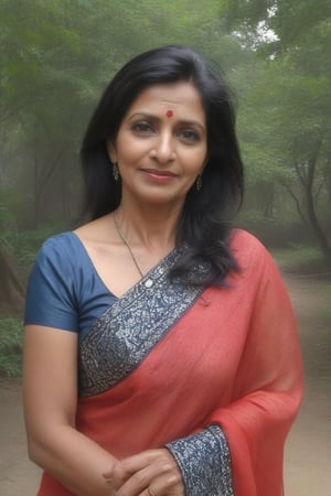 Beautiful Indian mature woman