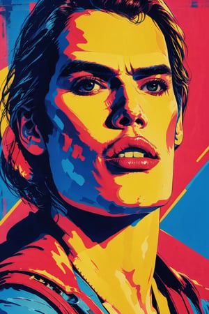 Portrait of Superman, pop art