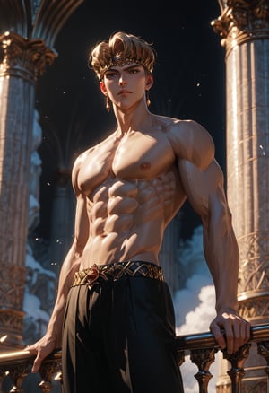 score_9, score_8_up, score_7_up, score_6_up, score_5_up, masterpiece, 1boy, solo, handsome, muscular, slim, perfect anatomy, rating_explicit, source_anime, facing directly at the viewer, Expressiveh, concept art, dark theme, BREAK, crystal palace background,score_9, score_8_up, score_7_up, more detail XL, outdoors, source_anime,standing on the balcony,score_9, score_8_up, score_7_up, source_anime,Sailor_GalaxiaXL1 male,score_9, score_8_up, score_7_up,