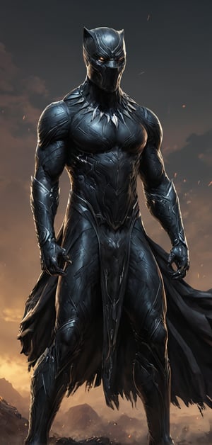 (extremely detailed 8k wallpaper), a medium full body photo of black panther,intricate, highly detailed, dramatic, in black panther costume,screaming