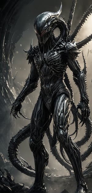 (extremely detailed 8k wallpaper), a medium full body photo of xenomorph ,intricate, highly detailed,dramatic,in xenomorph costume,screaming 