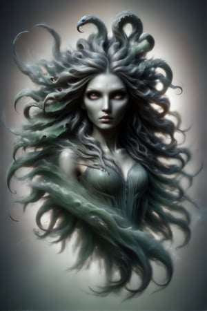 Medusa,snakes(for hair)powers turning people's into stone.