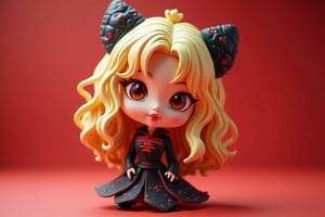 This is a super high-definition photo of "Madonna". has been turned into a "Kaiyodo" style figure in a super deformed style! The background that matches the theme.