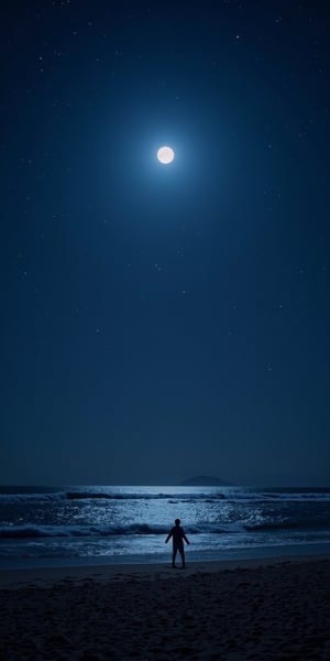 masterpiece, high quality photo, RAW photo, 16K, high contrast, movue poster, night starly sky and fullmoon,