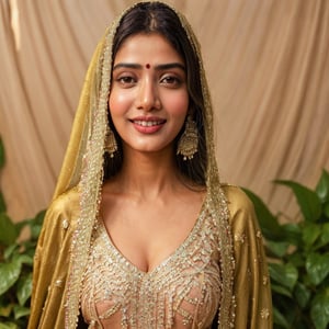 INDIAN,INSTAGRAM MODEL,indian girl (masterpiece), 1girl, long hair, blond hair, (smile:0.5), dress,