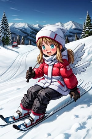 A cute snow angel on the ski slopes,S@llyH