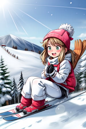 A cute snow angel on the ski slopes,S@llyH