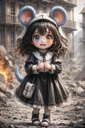 //quality, masterpiece:1.4, detailed:1.4,best quality:1.4,//,1girl,(solo),loli,//, brown mouse_ears,mouse_tail,animal ear fluff, medium hair, brown hair, orange eyes,detailed eyes,//,(black nun costume),white stockings, shoes,//, blush, scared,fear,sweating,tearing_up,wavy_mouth,//,running,//, Europe medieval, motion_blur, blurry_background, simple background,black background,stone floor,destruction, destroyed buildings, fire, building on fire,BREAK,dal-6 style,no humans background, (straight-on),

very beautiful loli 7 years old girl, long wavy black hair, dark red ribbon in her hair, eyes with red and blue heterochromia, the left eye being red and the right eye being blue, fair skin, infant body type. She wears an elegant black and white Victorian dress. She is standing while She holds a teddy bear in her arms, while she looks directly at you with a playful face. She has a lovely and blushed happy face.(masterpiece),scenery,Beautiful eyes.




solo,male_focus,boy, cr-nk,blue horns,animal ears,red eyes,black sclera,animal nose,pubic tattoo,two-tone fur,black fur,blue fur,animal feet,animal hands,pawpads,tail,BREAK, straight-on,sitting, (masterpiece, best quality:1.1),

((loli)), child, skimpy tabard, long hair, autumn, happy , solo,, mountain
