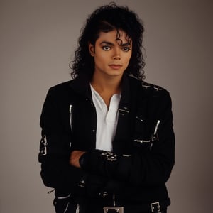 Michael Jackson wearing a tuxedo 