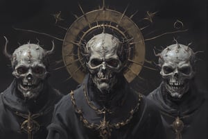 Priests of Hades seek the sacred star
Satan sees the answer lies not far
Zombies, screaming souls, cry out to you
Satanic law prevails, your life is through
