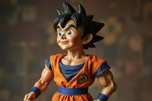 Realistic Son goku full body mamulengo puppet