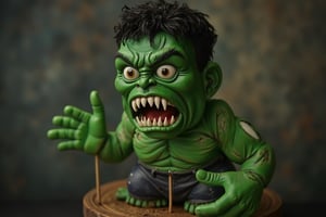 realistic incredible hulk ,shadowpuppet