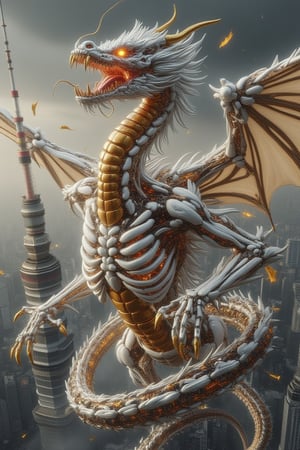 A hybrid skeleton dragon.