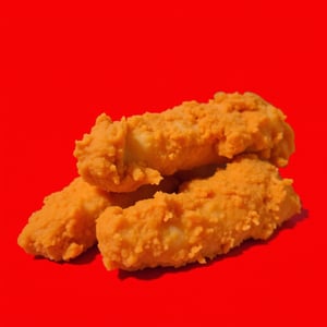 IMG_1998.HEIC crispy chicken tenders, red background