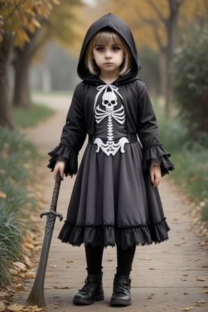 Little Grim reaper's Daughter Cosplay costume 