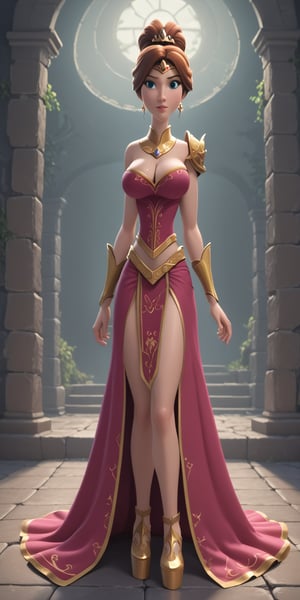 She's a busty hero princess